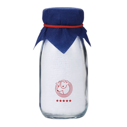 牛乳瓶入りハンカチタオル