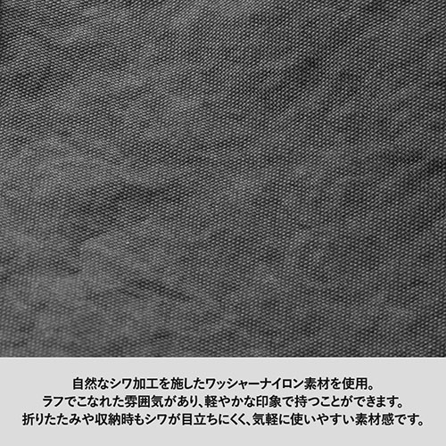 ワッシャーナイロンショルダートート