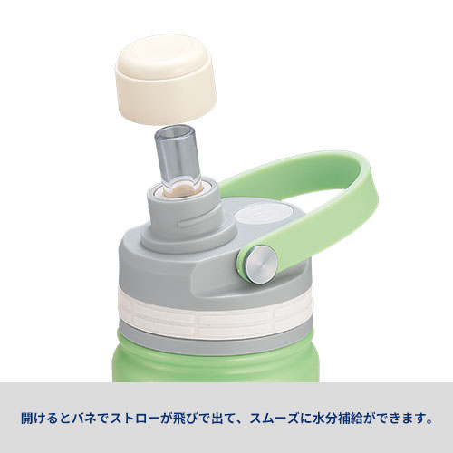 マグリッド・真空二重2WAYストローボトル500ml