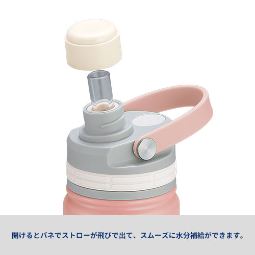 マグリッド・真空二重2WAYストローボトル500ml