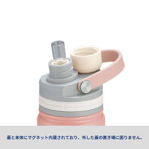 マグリッド・真空二重2WAYストローボトル500ml