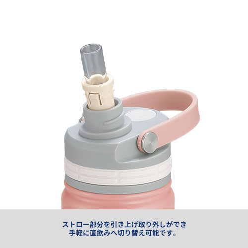 マグリッド・真空二重2WAYストローボトル500ml