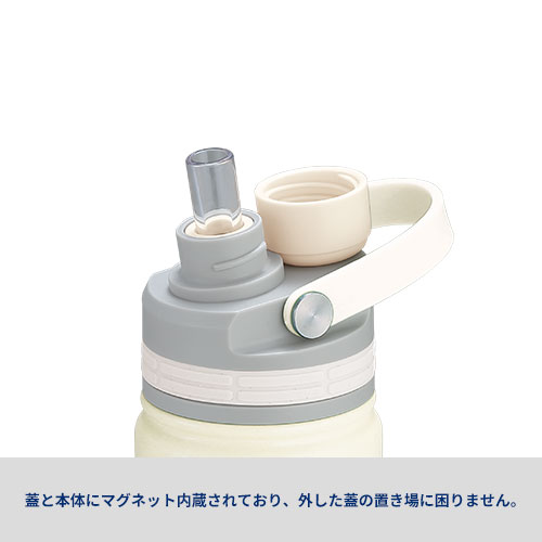マグリッド・真空二重2WAYストローボトル500ml