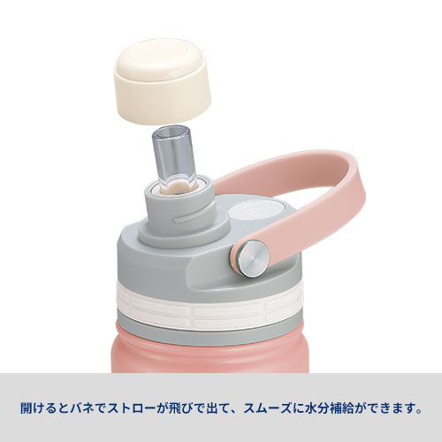 マグリッド・真空二重2WAYストローボトル700ml