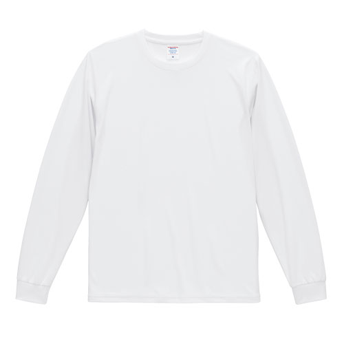 4.4オンス ドライスムース リサイクルポリエステル ロングスリーブ Tシャツ