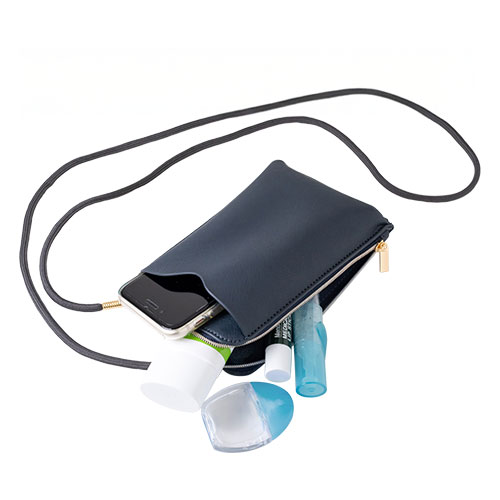 PREMO リサイクルレザー スマホショルダーポーチ