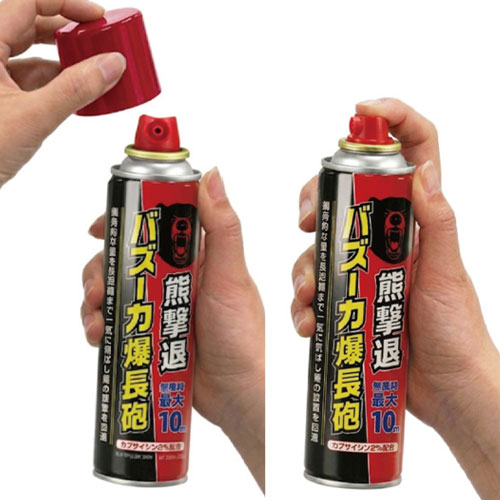 熊撃退 バズーカ爆⾧砲スプレー 280ml