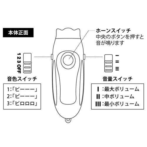熊退散大音量ブザー