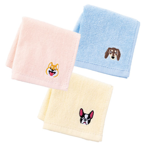ディアドッグ 刺繍タオル