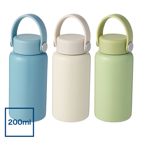 ハンドル付き真空ステンレスボトル２００ｍｌ１本