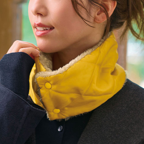 キルティングネックウォーマー 1個