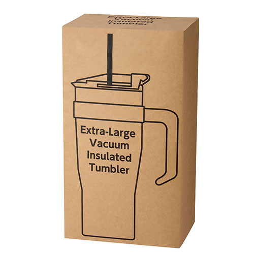 超大容量真空ステンレス取っ手付きタンブラー1.2L