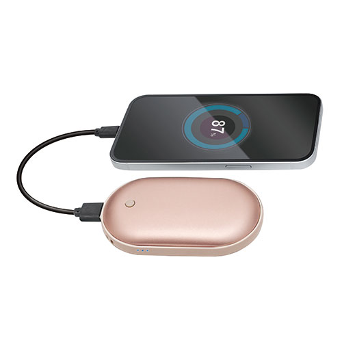 モバイルバッテリー付きハンディカイロ