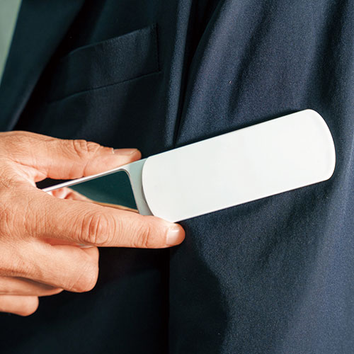 ミラー付きエチケットブラシ