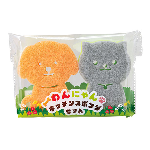 わんにゃんキッチンスポンジセット