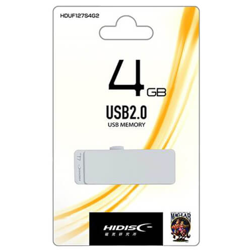 USBメモリー スライド式 4GB