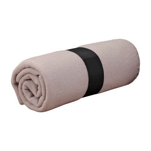 ベルト付きフリースブランケット