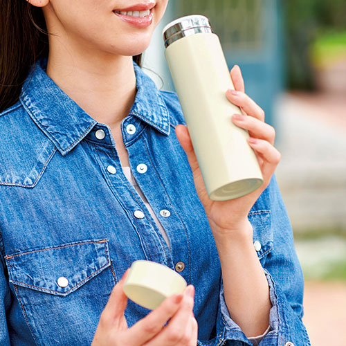 ストッパー付き真空ステンレスボトル230ml