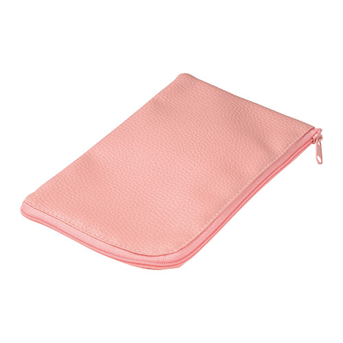 カラモ レザー調Ｌ字ファスナーポーチ