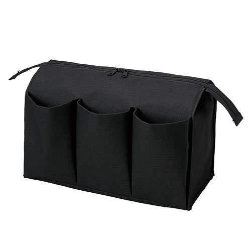 カラモ ポケット付き二段ボックスティッシュケース