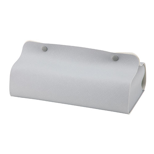 カラモ レザー調ボックスティッシュケース