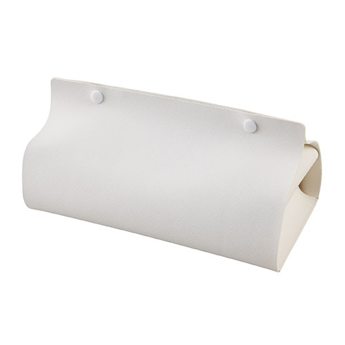 カラモ レザー調ボックスティッシュケース