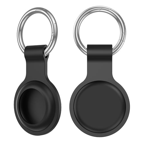 スマートタグ キーホルダーケース付き iPhone（白/黒）【名入れOK】