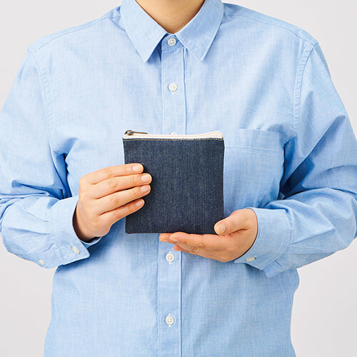 デニムフラットポーチ(SS)