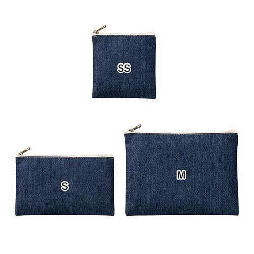 デニムフラットポーチ(SS)