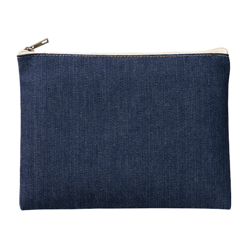 デニムフラットポーチ(M)