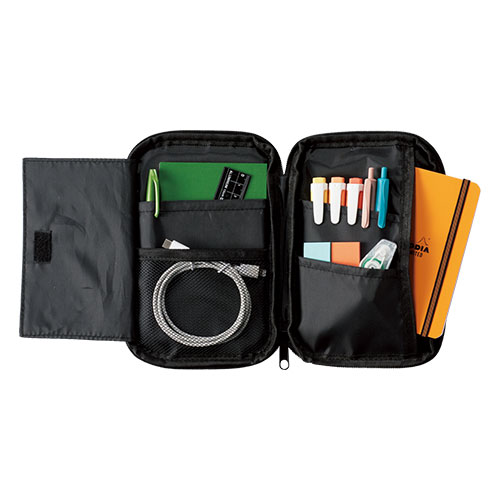 スマホが置ける　まとめるポーチ