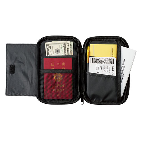 スマホが置ける　まとめるポーチ