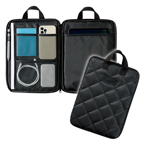 キルティングモバイルバッグ