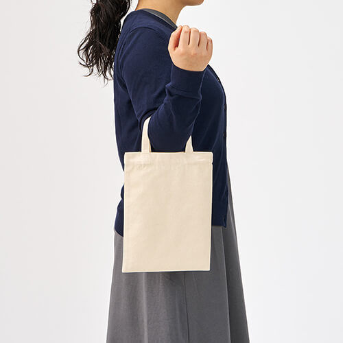 ライトキャンバスフラットバッグ(S)