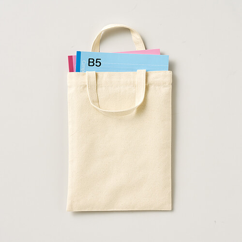 ライトキャンバスフラットバッグ(S)