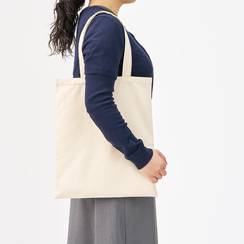 ライトキャンバスフラットバッグ(L)