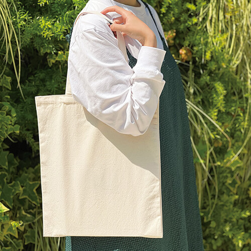 ライトキャンバスフラットバッグ(L)