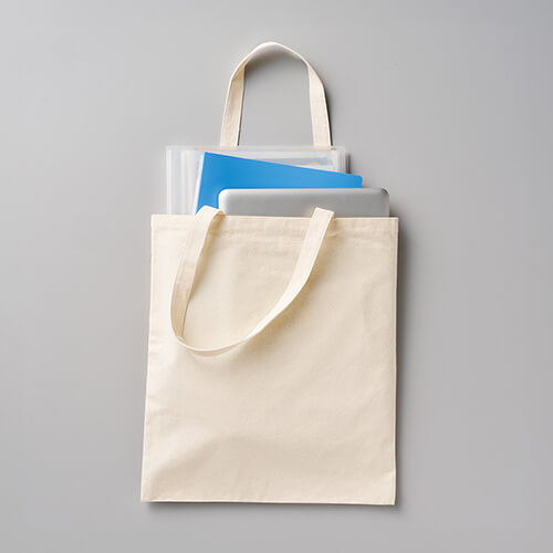 ライトキャンバスフラットバッグ(L)