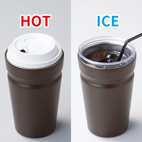 カップをそのままIN！真空断熱タンブラー