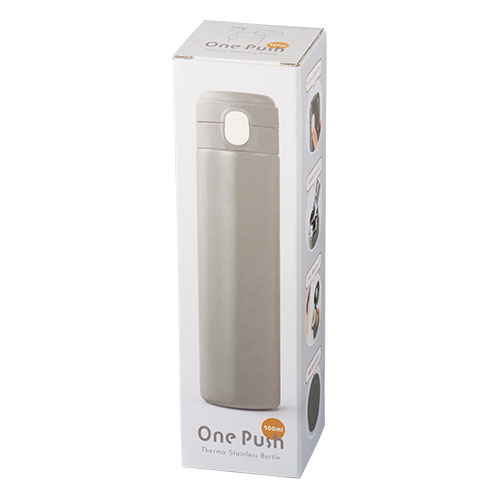 ワンプッシュ　真空保冷温ボトル500ml