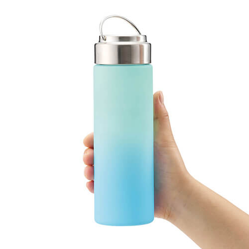 グラデーションハンドルクリアボトル500ml