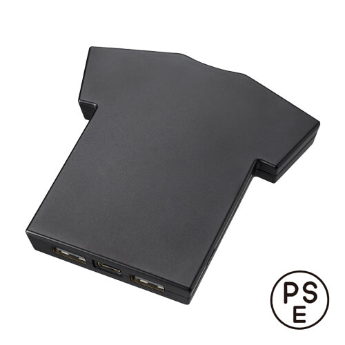 全面印刷できるモバイルチャージャー5000　Ｔシャツ