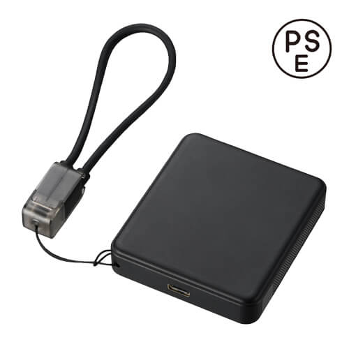 PD急速充電コードストラップ付モバイルチャージャー5000(全面印刷対応)