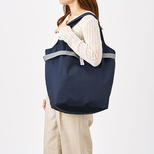 クルリト　セルフレジで使いやすいコンパクトクーラーマルシェバッグ