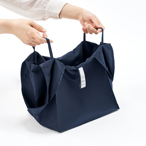 クルリト　セルフレジで使いやすいスクエアデリバッグ